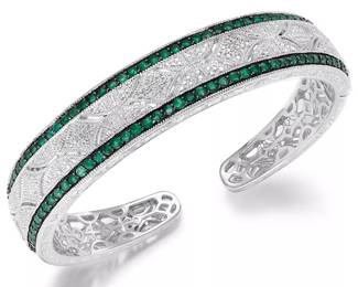 Emerald and Diamond Bracelet