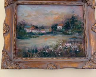 Oil Painting NC Artist D Calder