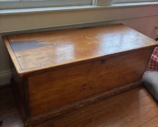 Pine chest NC 19th century