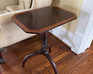 Mahogany inlay table