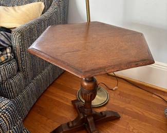 English oak occasional table