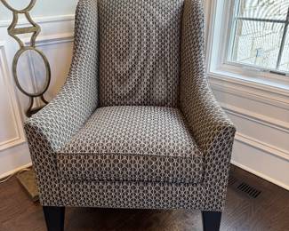 Ethan Allen wing chair 41"h x 30"w x 36"d
