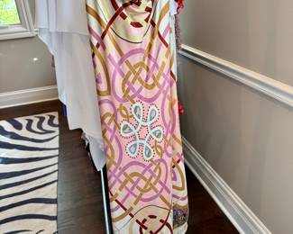 Nicole Miller silk handkerchief dress