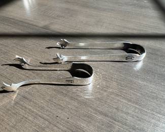 Sterling sugar tongs - Arts & Crafts era