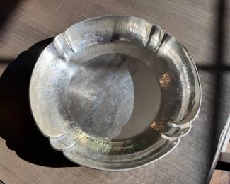 Hand hammered sterling bowl by Falick Novick 