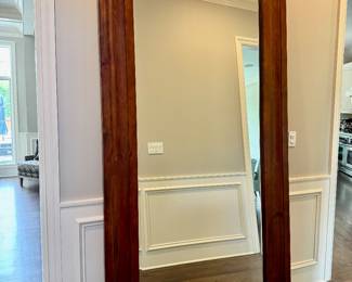 Crate and Barrel floor mirror 95"h x 51"w