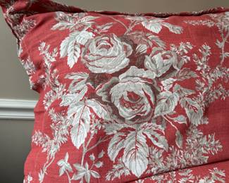 Ethan Allen Queen duvet & shams