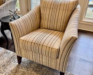 Pr. Ethan Allen lounge chairs 32"h x 32"w x 35"d