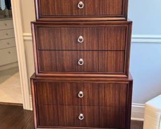 Ethan Allen Flynn triple tiered dresser 57.5"h x 33"w x 18"d