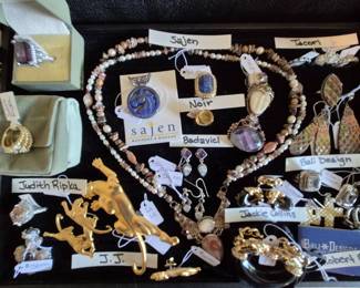 Judith Ripka, J.J., Sajen, Noir, Badavici, Jackie Collins, Tacori, Bali Design, Robert Manse