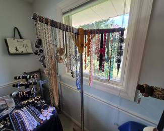 Costume necklaces.