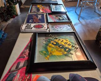 More beer signs.