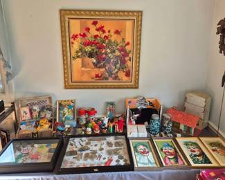 Fun vintage table.