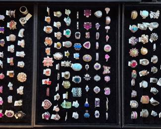 I hope to take better pictures of these rings....they are GORGOUS! Badavici, Ross Simons, Fessenden & Co., UTC, PJM, IBB< Prand, Heng Ngai, TCA, RI, Colleen Lopez, Vargas, PAJ, HC, MS, JCL. RCI, Charles Winston, Joseph Schmid, RP, ADI, SD, QJ, Uncas, ESPO, NF, JD, Peter Stone, Hidalgo, Carol Brodie, Suarti Bali, PAJJOY, DEE BERKLE, Michael Valitutti, Clyde Duneier, Tacori, Doug Paulus, Whitney Kelley, to name a few. 