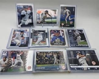 197L  Derek Jeter 10Card Lot w 3 2ndYear ROY  Farewell