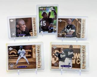 225L  Michael Jordan White Sox 5Card Lot, 1993 UD  1995 UD