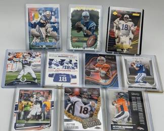 100L  Peyton Manning 10Card Lot w 1998 Collectors Edge RC