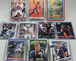 176L  John Elway Denver Broncos 10Card Lot