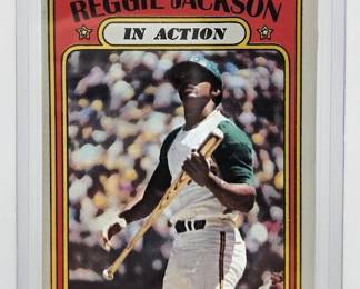 95L  1972 Topps In Action 436 Reggie Jackson