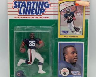 156L  1990 Kenner Starting Lineup Neal Anderson Figure