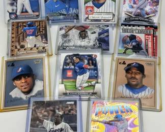 285L  Vladimir Guerrero Sr.  Jr. 12Card Lot  Chromes  Inserts