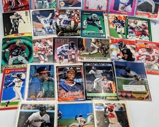 217L  Deion Sanders 25Card Lot, 5 RCs Shedeur Sanders RC