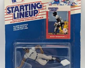 128L  1988 Kenner Starting Lineup Rickey Henderson Yankees