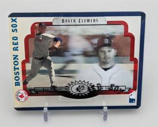 295L  1996 Upper Deck SPx 9 Roger Clemens Diecut Hologram