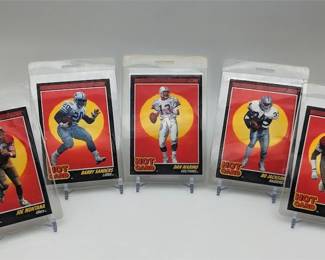 178L  1990 Score Hot Cards 5Card Lot Montana, Rice, Sanders 
