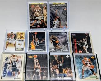 86L  Tim Duncan HOF 10Card Lot with 2 Rookie Cards