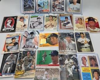 120L  Carl Yastrzemski 22Card Lot