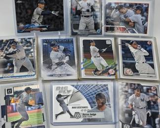89L  Aaron Judge 10Card Lot w 2018 Topps Chrome, 2024 Bowman