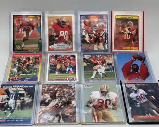 99L  Jerry Rice 12Card Lot with Top Loaders