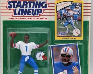 252L  1990 Kenner Starting Lineup Warren Moon Figurine