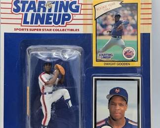 216L  1990 Kenner Starting Lineup Deion Sanders Figure w Cards
