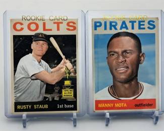 266L  1964 Topps Rusty Staub 109  Manny Mota 246 Rookies