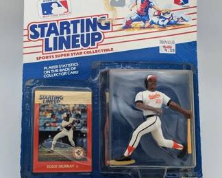 286L  1988 Kenner Starting Lineup Eddie Murray HOF