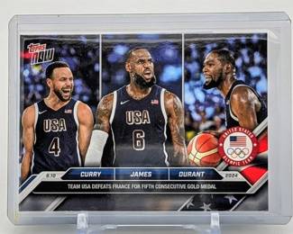 105L  2024 Topps Now 26 CurryJamesDurant Team USA