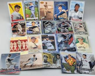 190L  Ted Williams 20Card Lot  Inserts, Chrome, Reprints