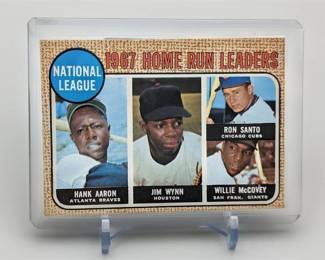 237L  1968 Topps 5 NL Home Run Leaders Aaron McCovey