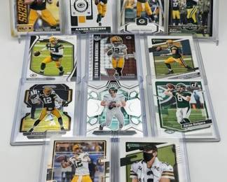 278L  12Card Aaron Rogers Lot with Top Loaders