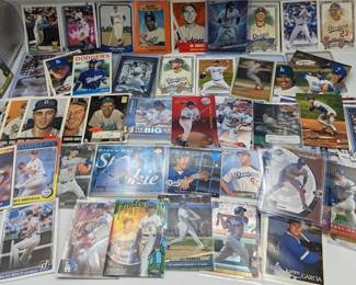 209L  Los Angeles Dodgers 75Card Lot w 25 Rookies