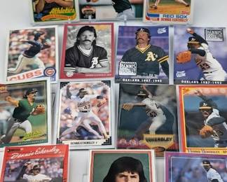 112L  Dennis Eckersley 12Card Hall of Fame Lot