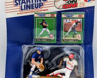 63L  1989 Starting Lineup One on One Sandberg vs Coleman