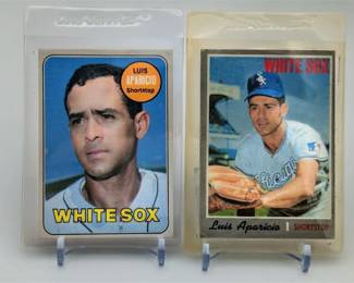 262L  Luis Aparicio 1969 Topps 75  1970 Topps 315 Lot