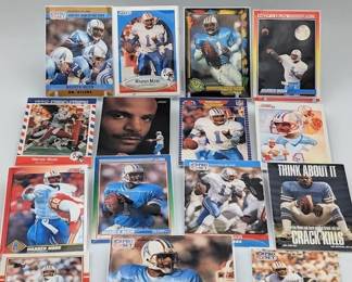 251L  Warren Moon 15Card Lot  NFL  CFL Hall of Famer