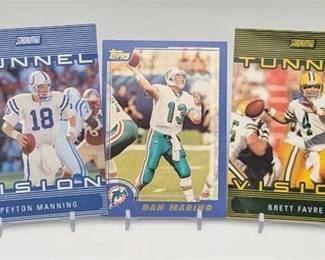 296L  Jumbo Card Lot Manning, Favre, Marino, Elway, Smith