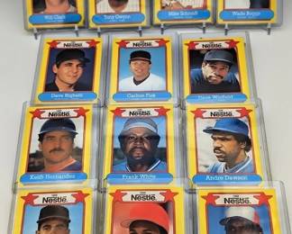 184L  1988 Nestle Baseball Super Stars 13Card Lot