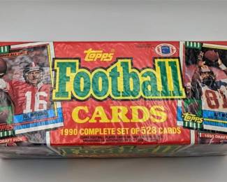 258L  1990 Topps Football Complete Set 528  Unopened