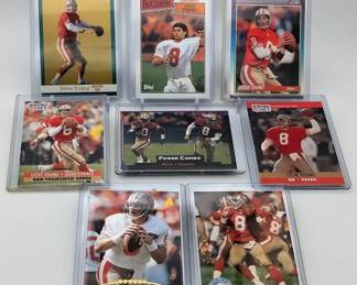 180L  Steve Young 8Card Lot w 1987 Topps 384 Buccaneers